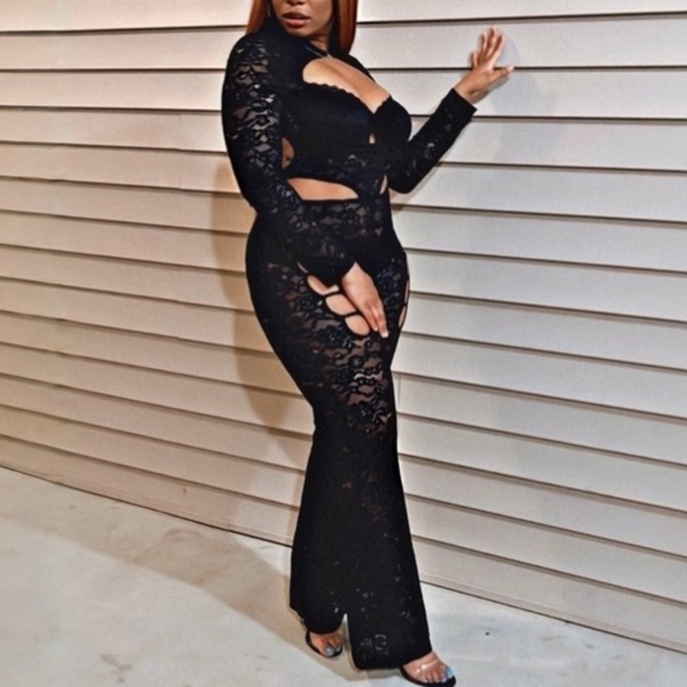 Black Lace jumpsuit